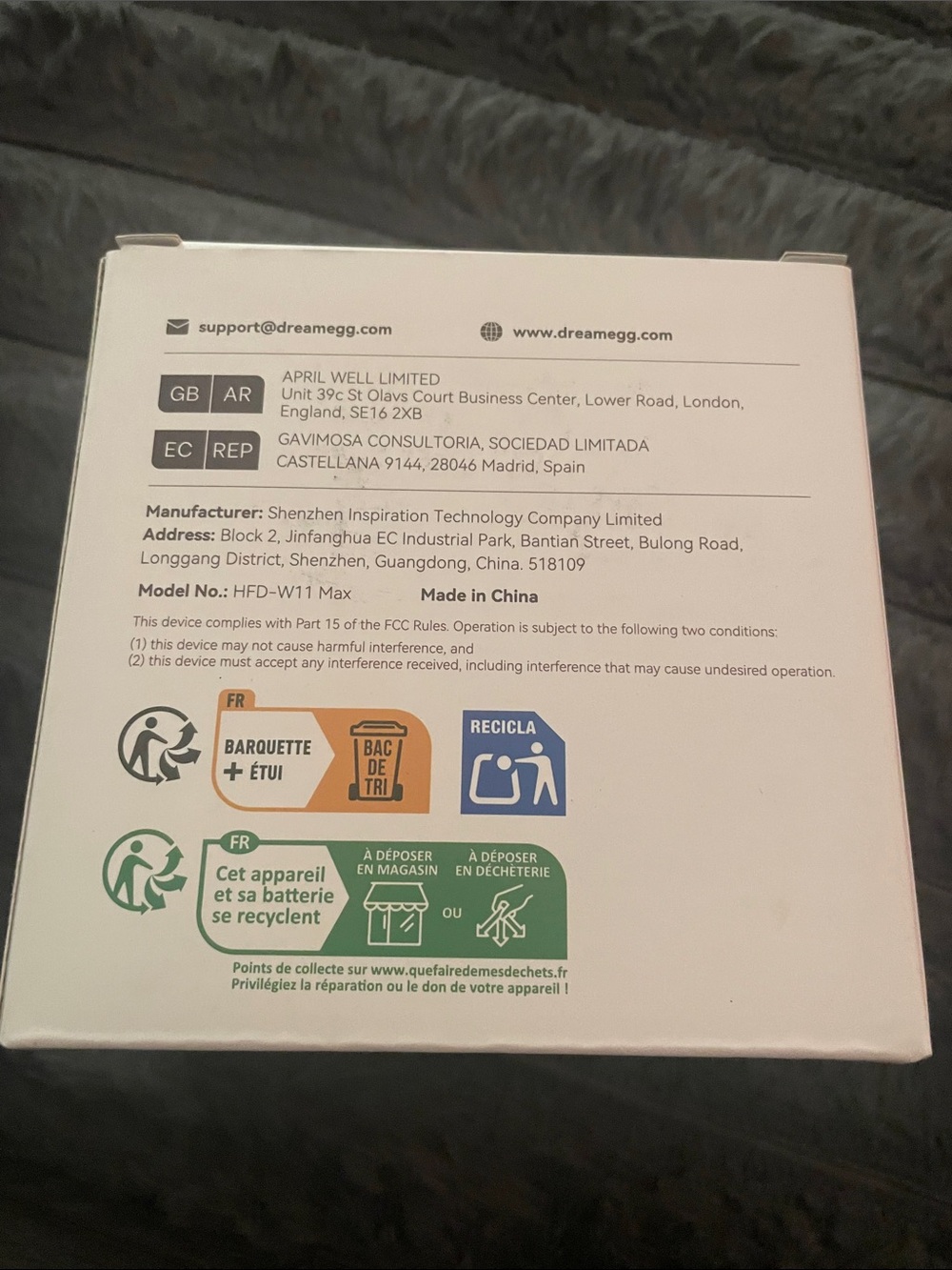 Dreamegg Portable Noise Machine for Baby or Adult NWT - Picture 2 of 8